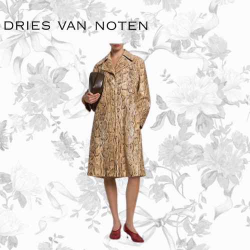 Dries Van Noten RICCAスパンコール スネーク コート