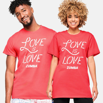 ★国内発送★ ズンバ Zumba Crew Neck Tee Cherry ユニセックス