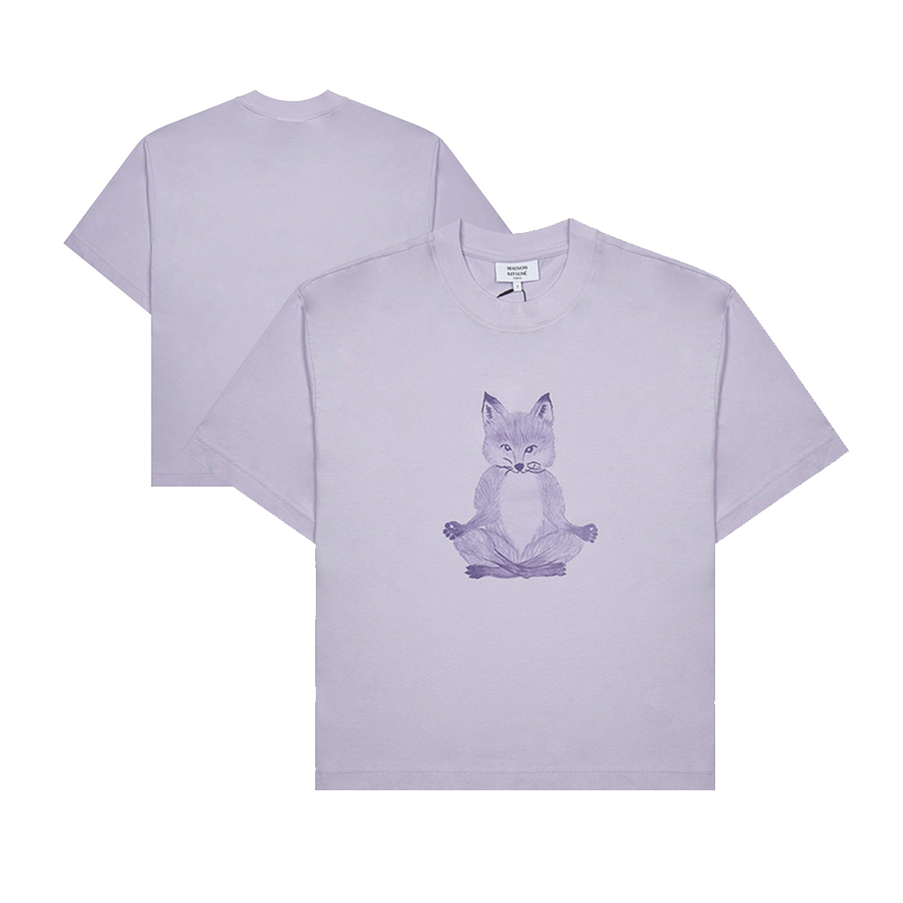 関税負担なし☆MAISON KITSUNE ヨガ フォックス ボクシーTシャツ