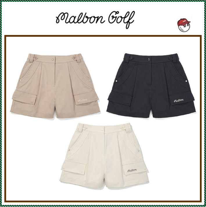 【MALBON GOLF】 Casual Cargo Pants ■WOMAN / 追跡付