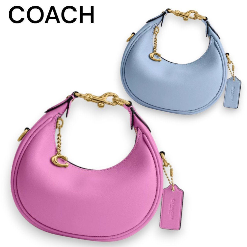 コンパクトなデザイン【Coach】爽やかカラー♪ ジョニーバッグ