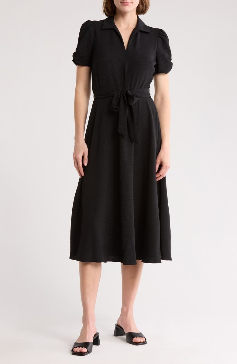 新作セール DKNY ワンピース 美ライン フレア マキシ ドレス