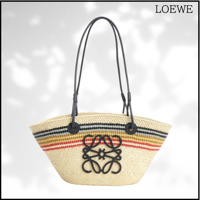 【LOEWE】アナグラム バスケット スモール（イラカヤシ&カーフ）