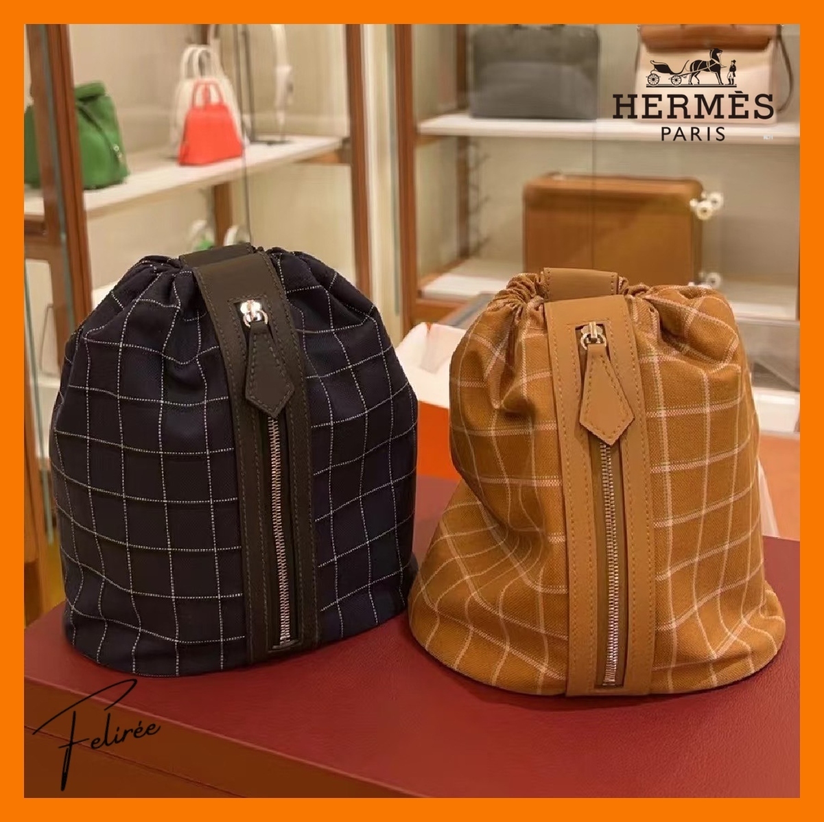 《軽やかに持つ、エルメスの機能美》HERMES Trek-Hポーチ