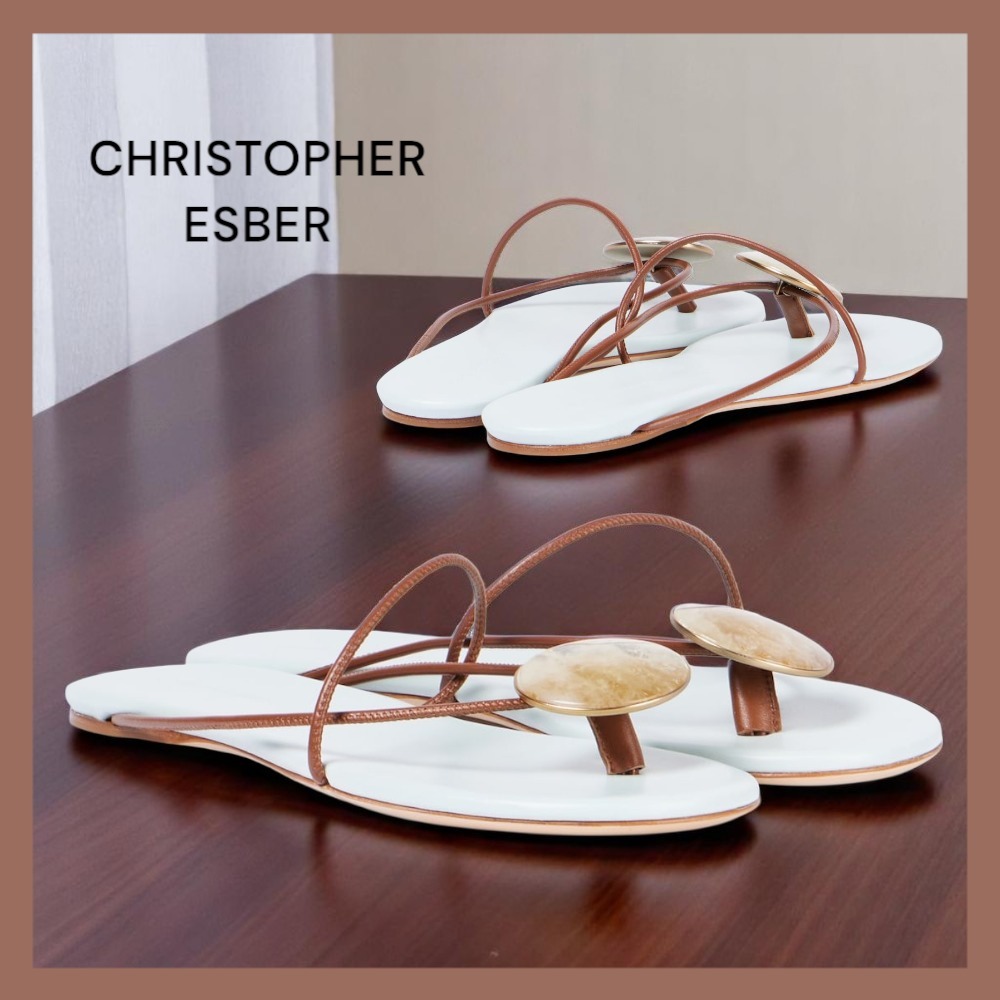 【Christopher Esber】抜け感×上品☆ Doma 装飾レザーサンダル
