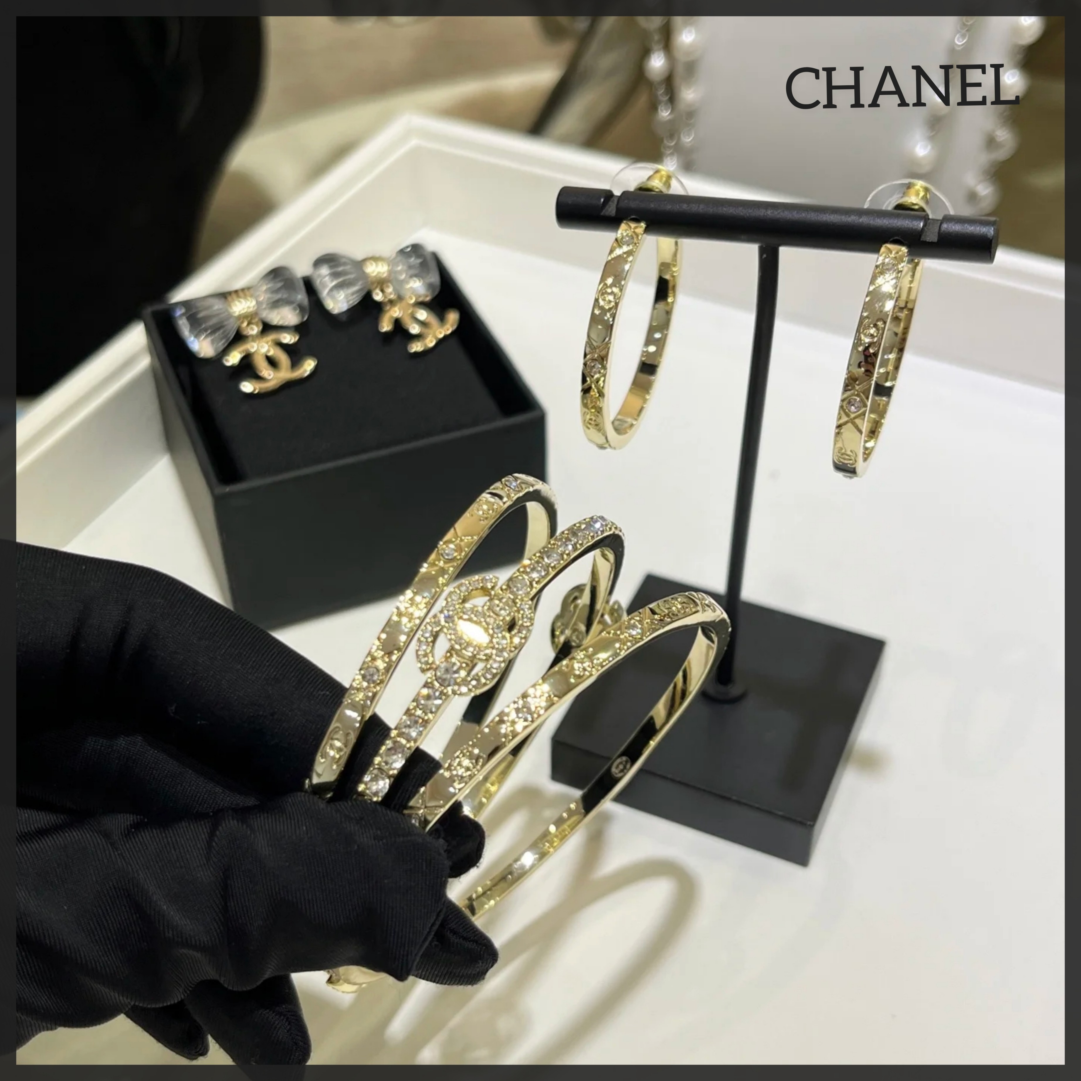 【入手困難】CHANEL レディース バングル Gold 25