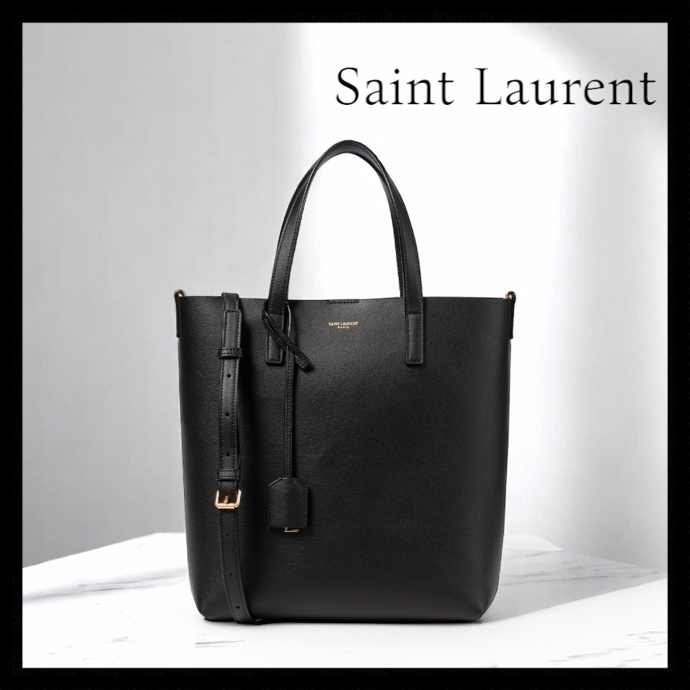 【SAINT LAURENT】トイショッピング N/S レザートートバッグ
