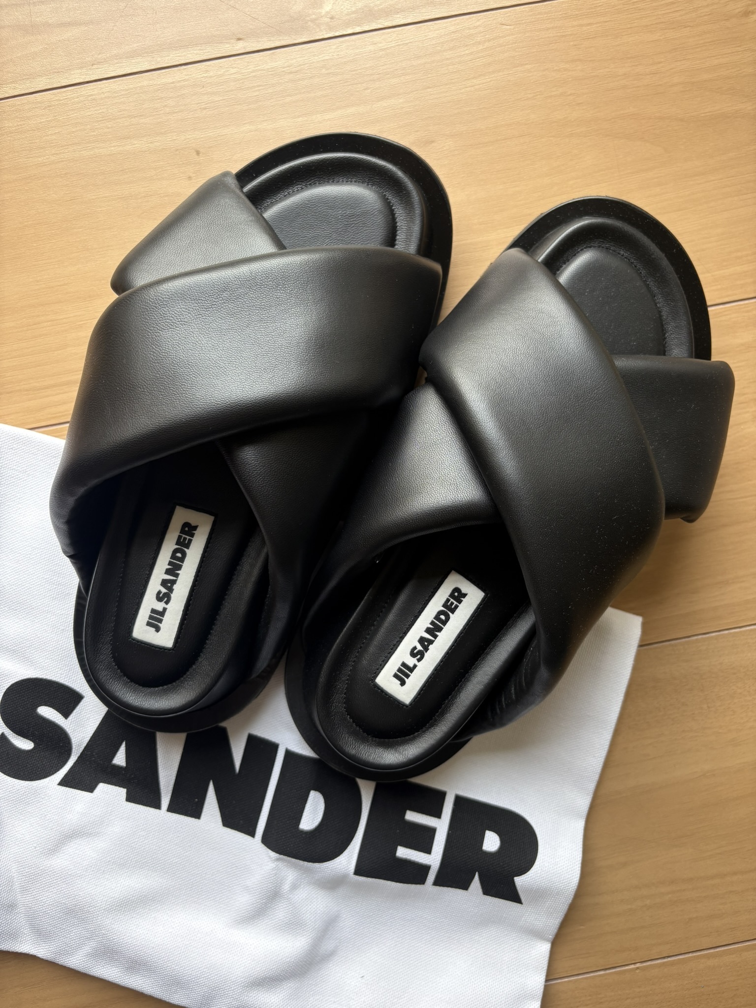 関税送料込♡Jil sander レザーサンダル