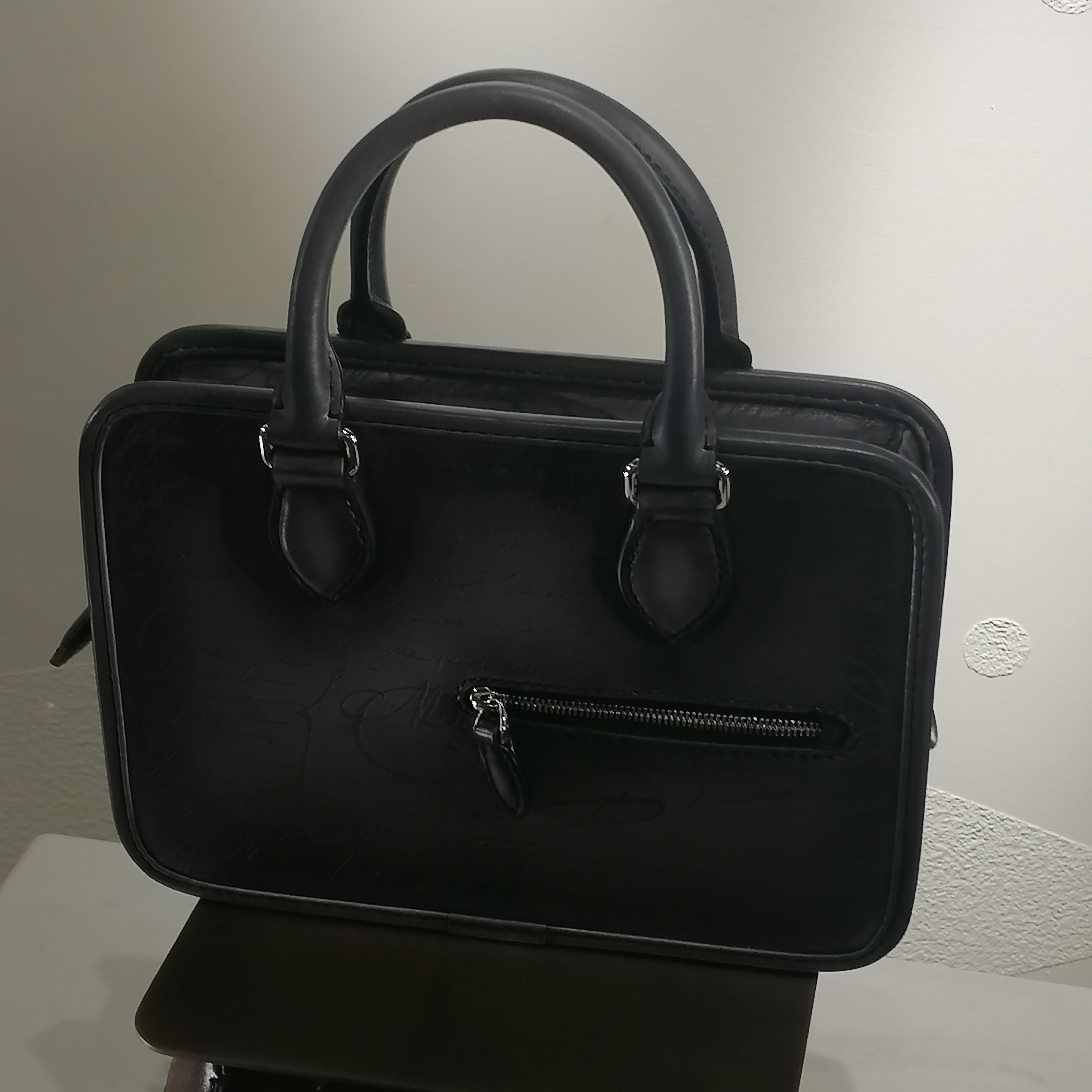 BERLUTI☆ガリバー スクリットレザー メッセンジャー
