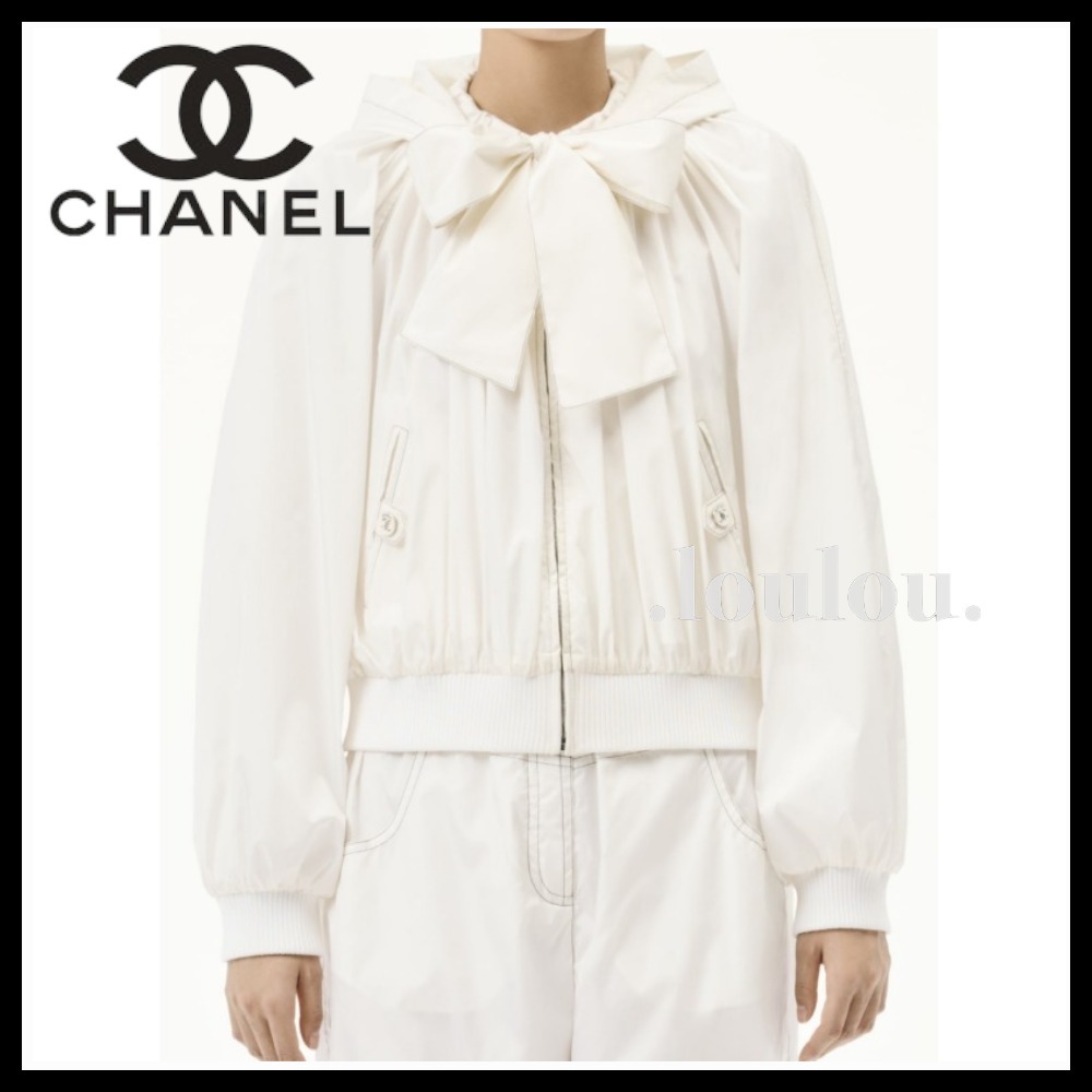 【大きめリボンで大人可愛く♡ココビーチ】CHANEL ブルゾン