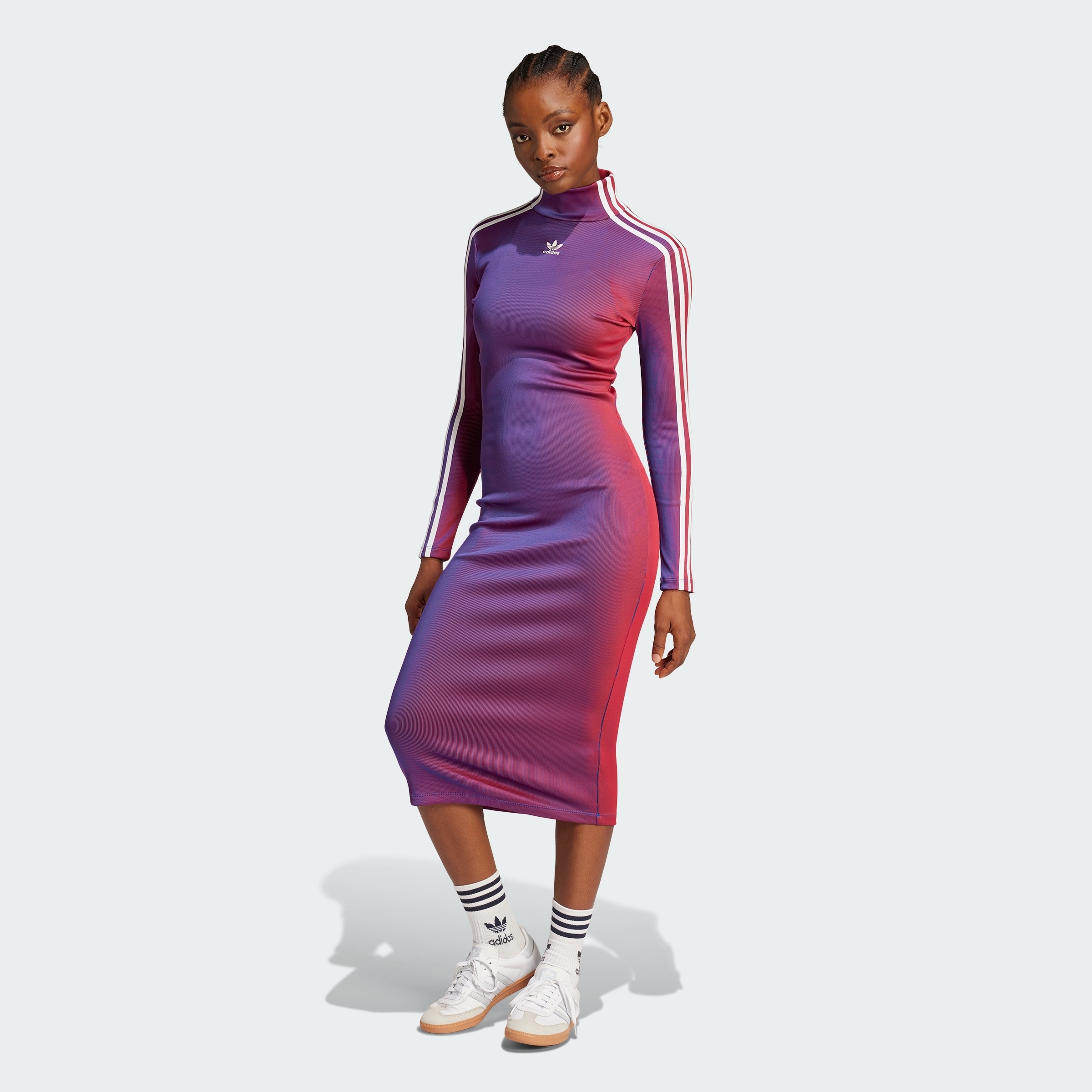 【Adidas コリア】 Rasant Rib Long Sleeve Dress