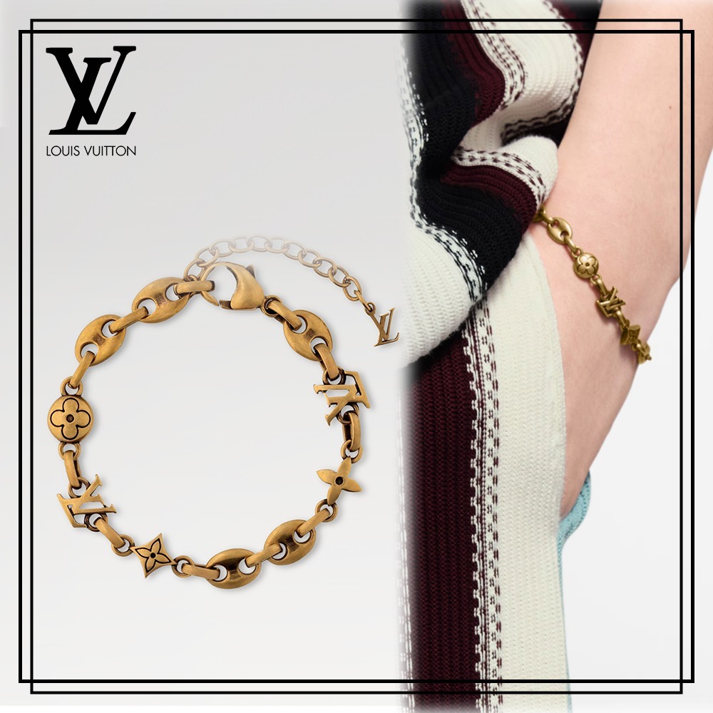 ＊エレガントな逸品【Louis Vuitton】ブレスレット・LV セーラー