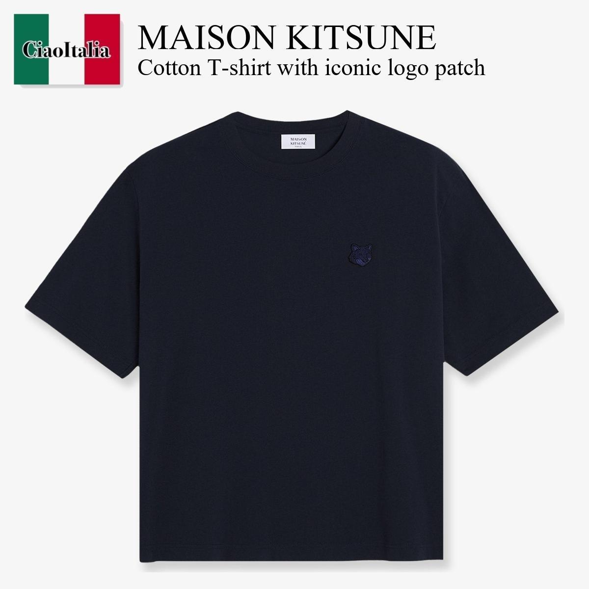 Tシャツ・カットソー Maison Kitsune Cotton T-Shirt With Iconic Logo Patch