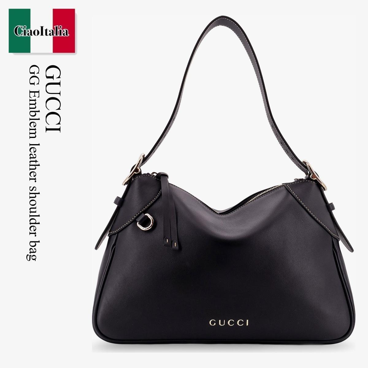ショルダーバッグ・ポシェット Gucci Gg Emblem Leather Shoulder Bag