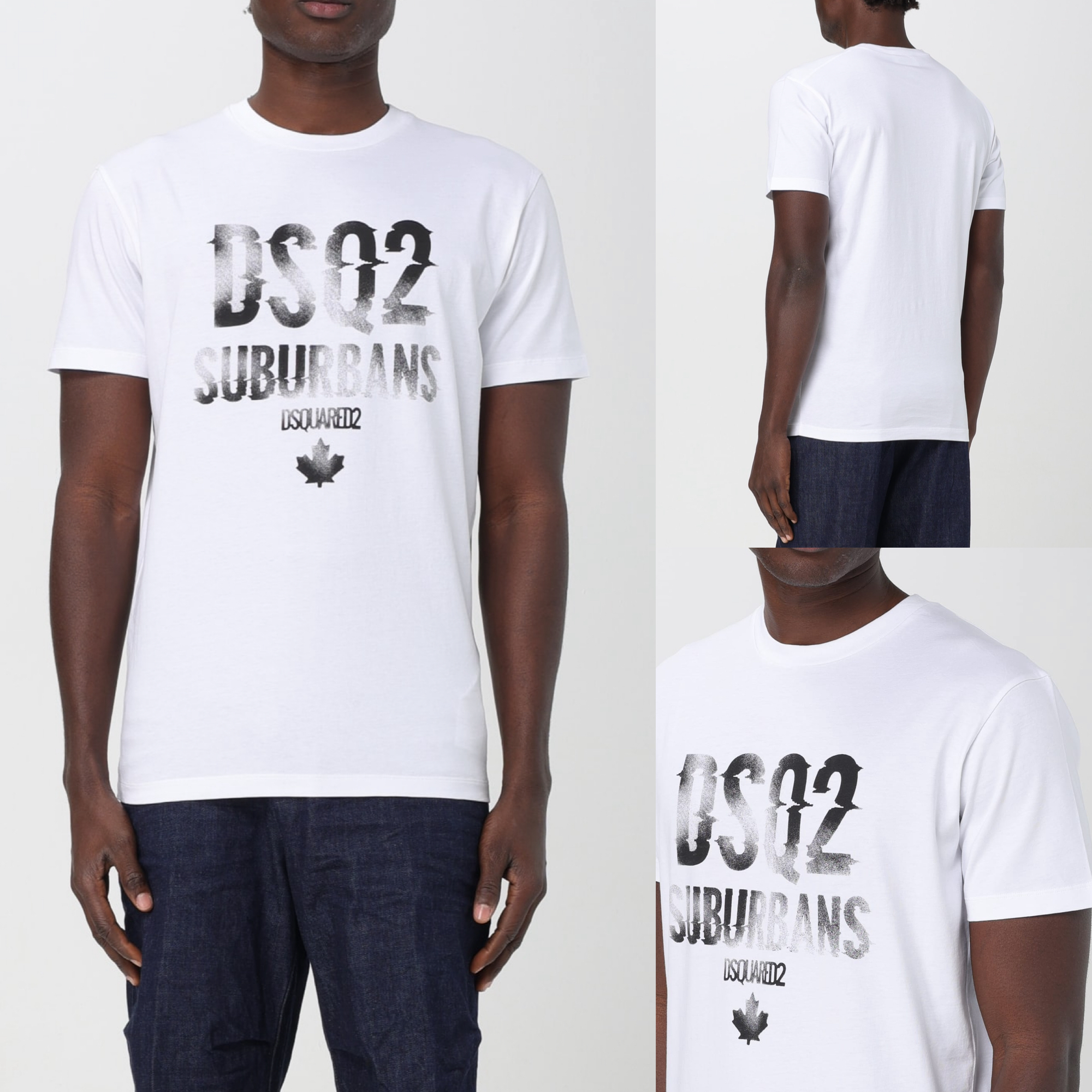 DSQUARED2 SUBURBANDS ロゴ入り Tシャツ