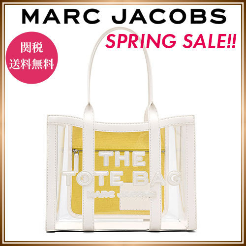 関税込★ MARC JACOBS ザ クリア トート バッグ ミディアム