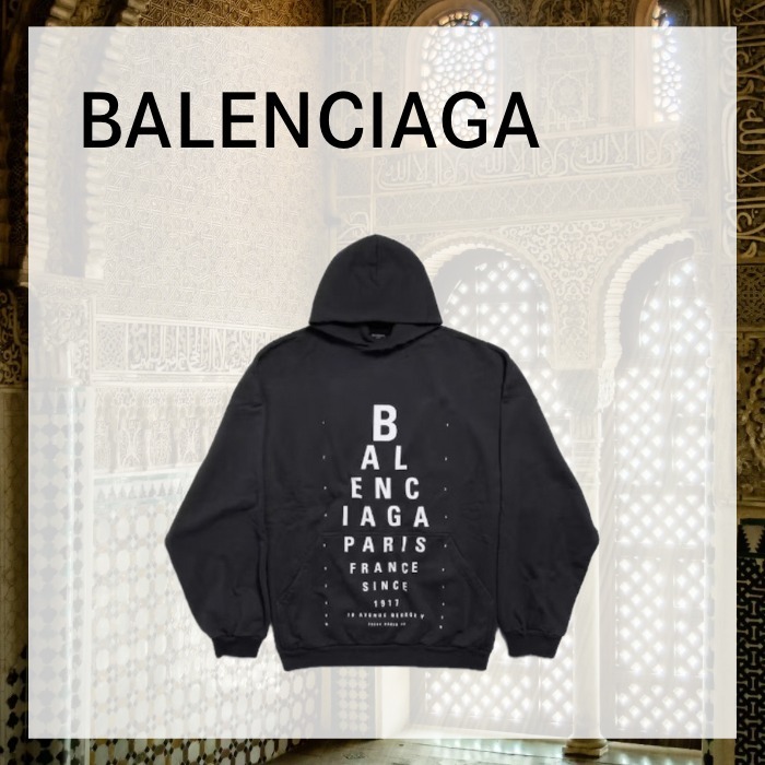 パーカー・フーディ Optical Black Washed Oversized Hoodie