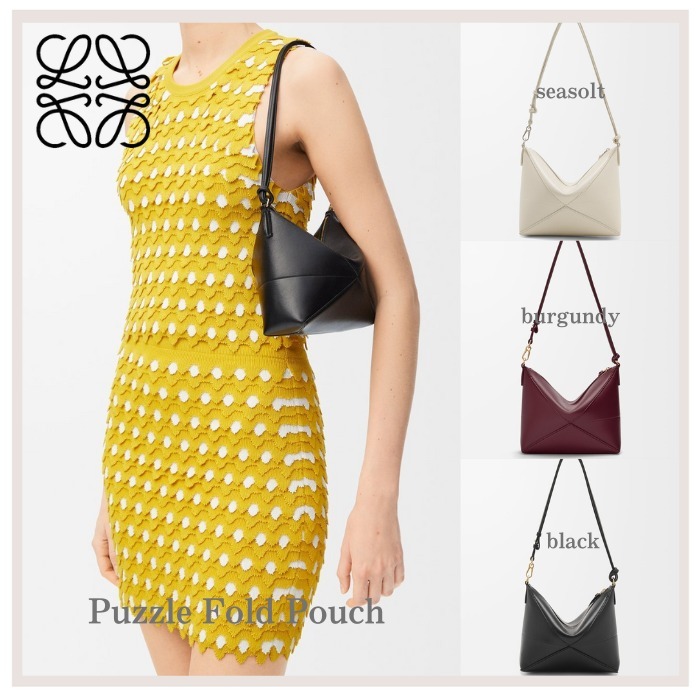 【新作！進化したデザイン】LOEWE Puzzle Fold Pouch
