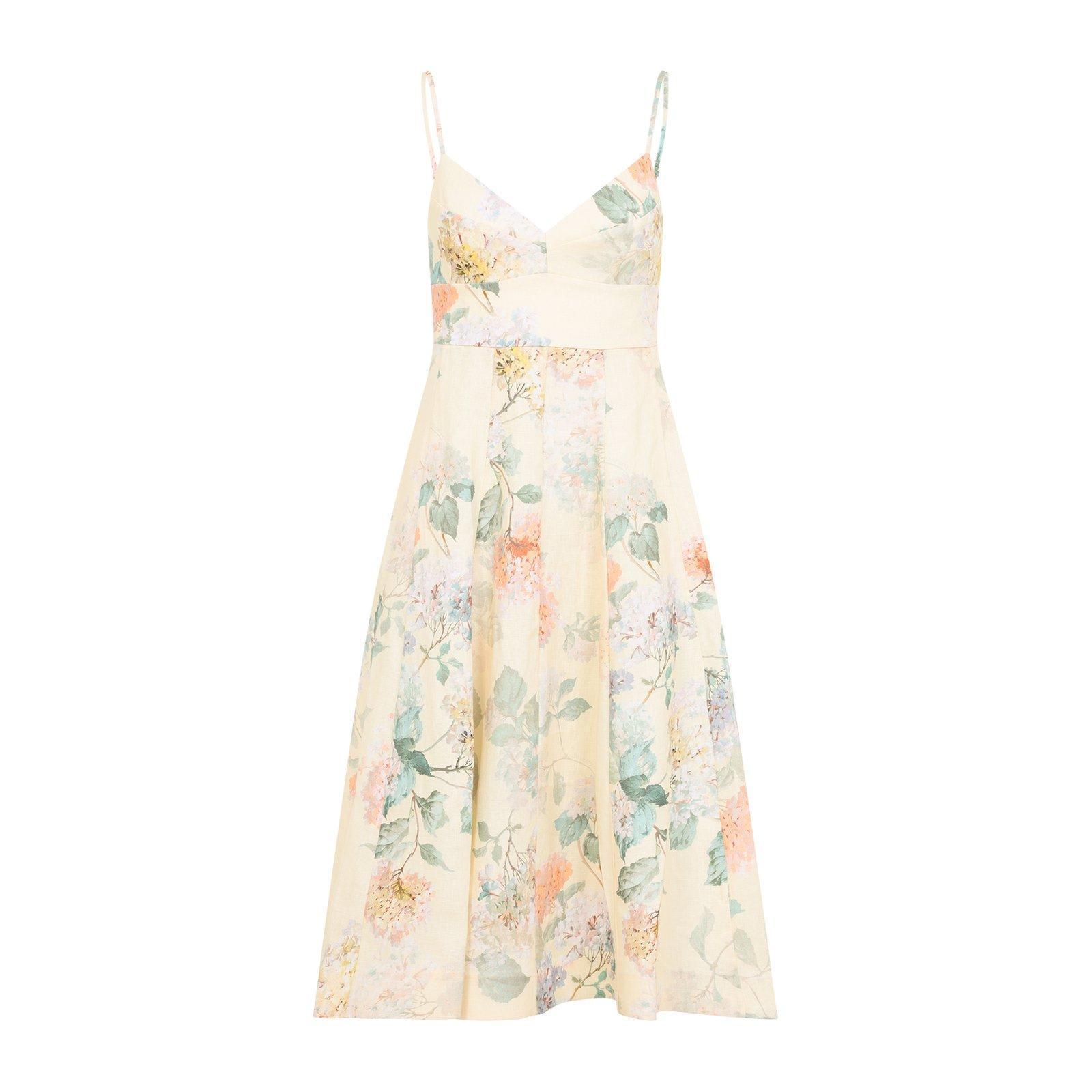 【送料&関税込】Zimmermann Illuminate Picnic Flared Midi Dre