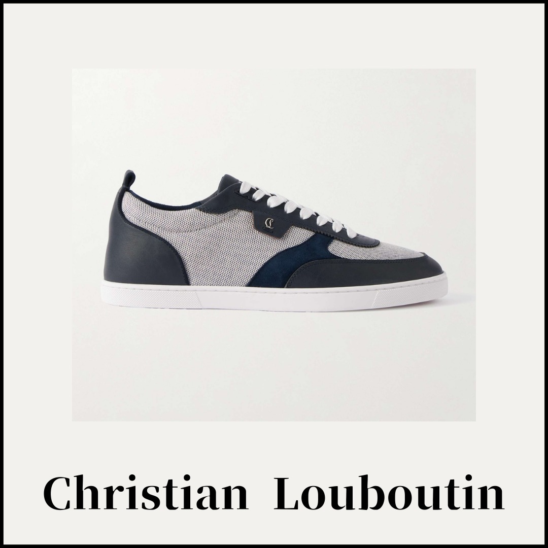 【Christian Louboutin】TuttiRuiGranarisoキャンバススニーカー