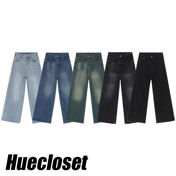 デニム・ジーパン HUECLOSET Super Wide Denim Pants 25KERO373