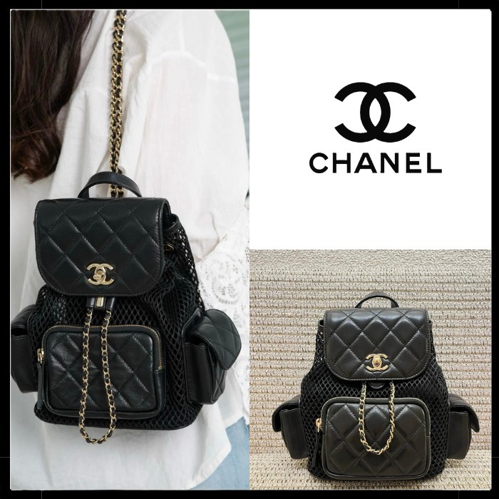 【メッシュがかわいい☆】CHANEL 25SS バックパック