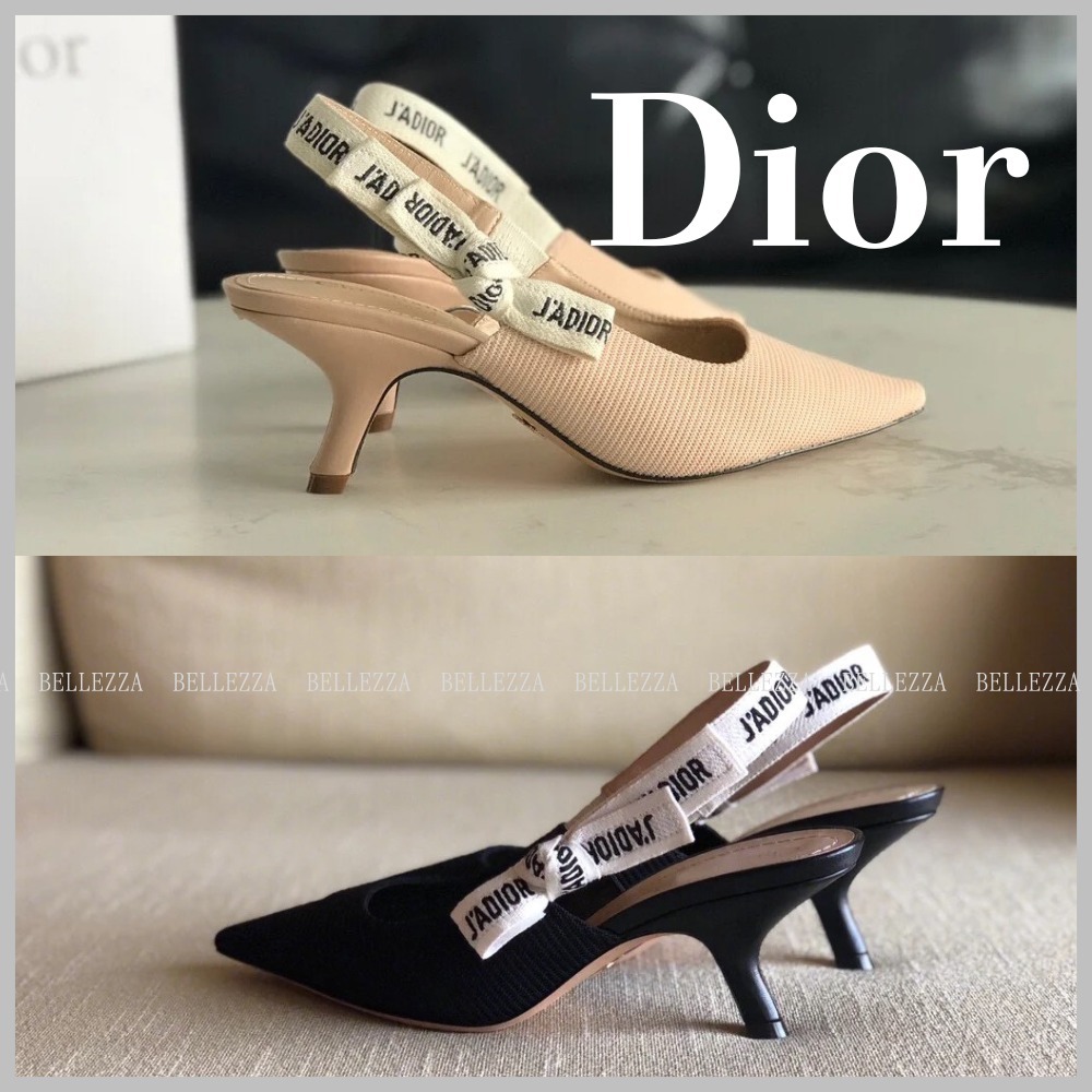【足元が華やかに★】J'Adior スリングバックパンプス