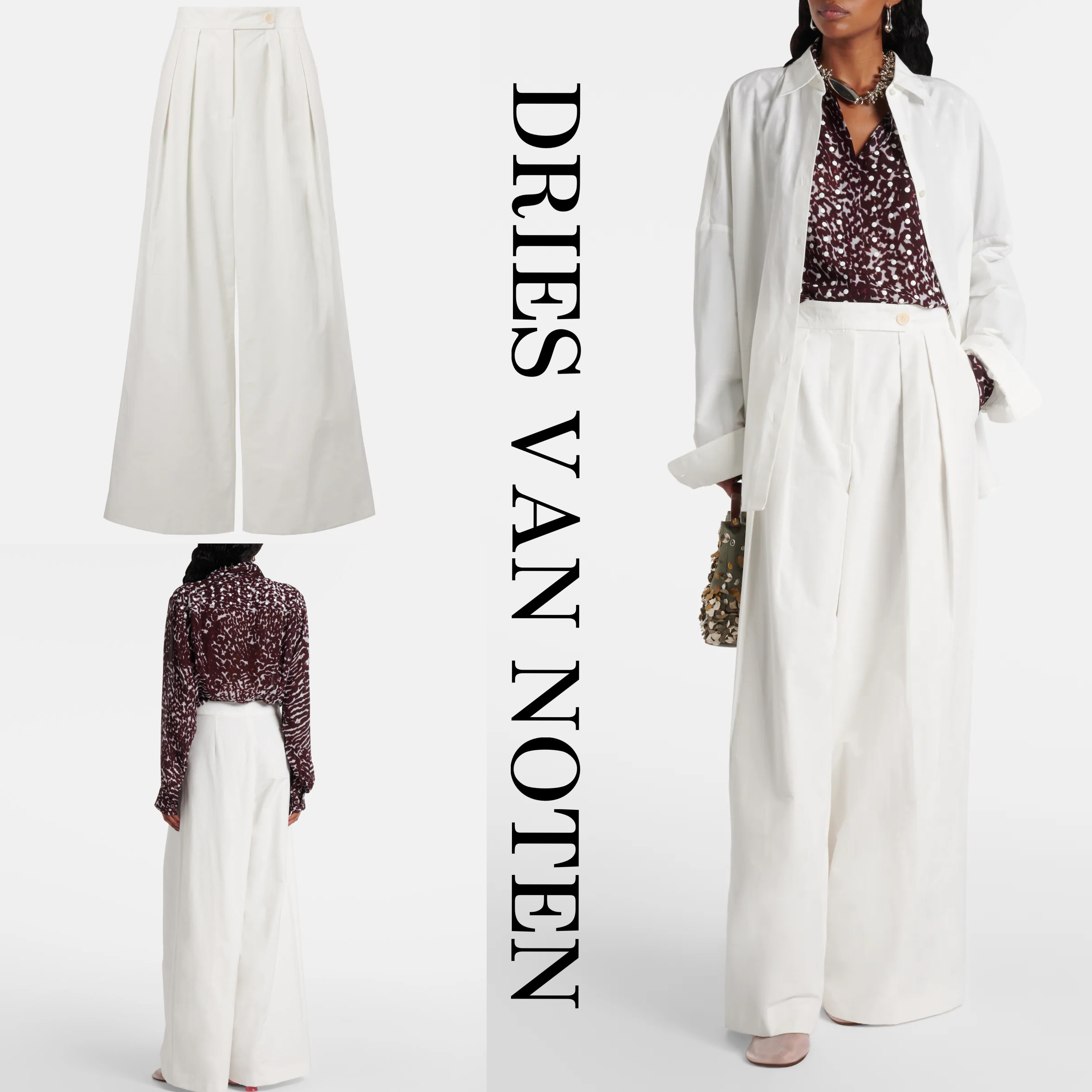 レディース*DRIES VAN NOTEN*ワイドパンツ ホワイト