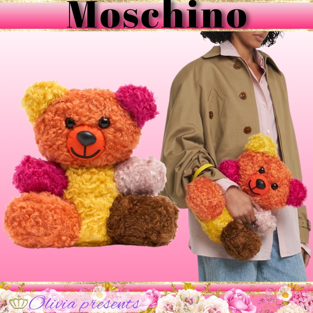 【Moschino】テディアイテムバッグ モヘアバックパック
