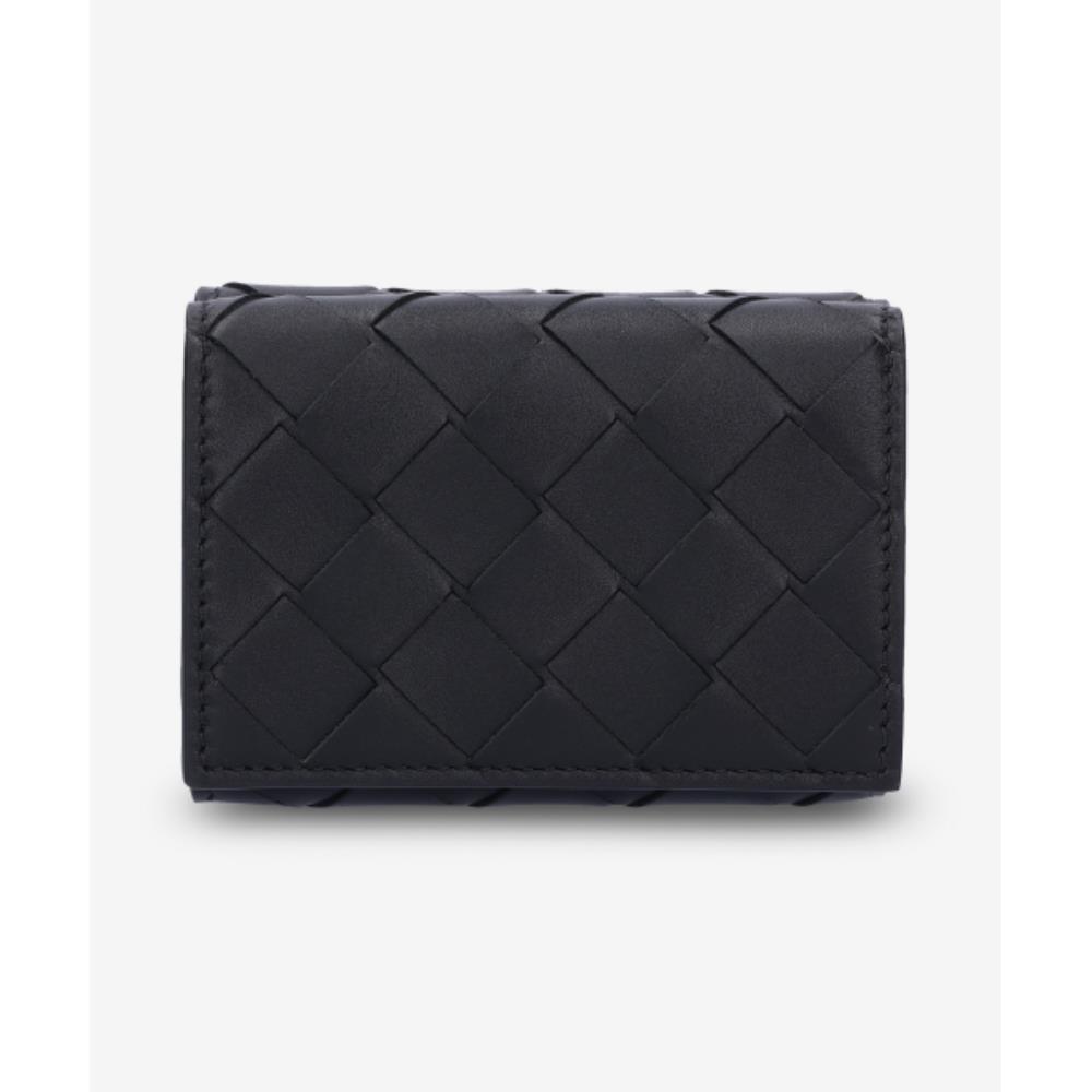 ★BOTTEGA VENETA★ Tiny Trifold Wallet Black 667036VCPQ48803
