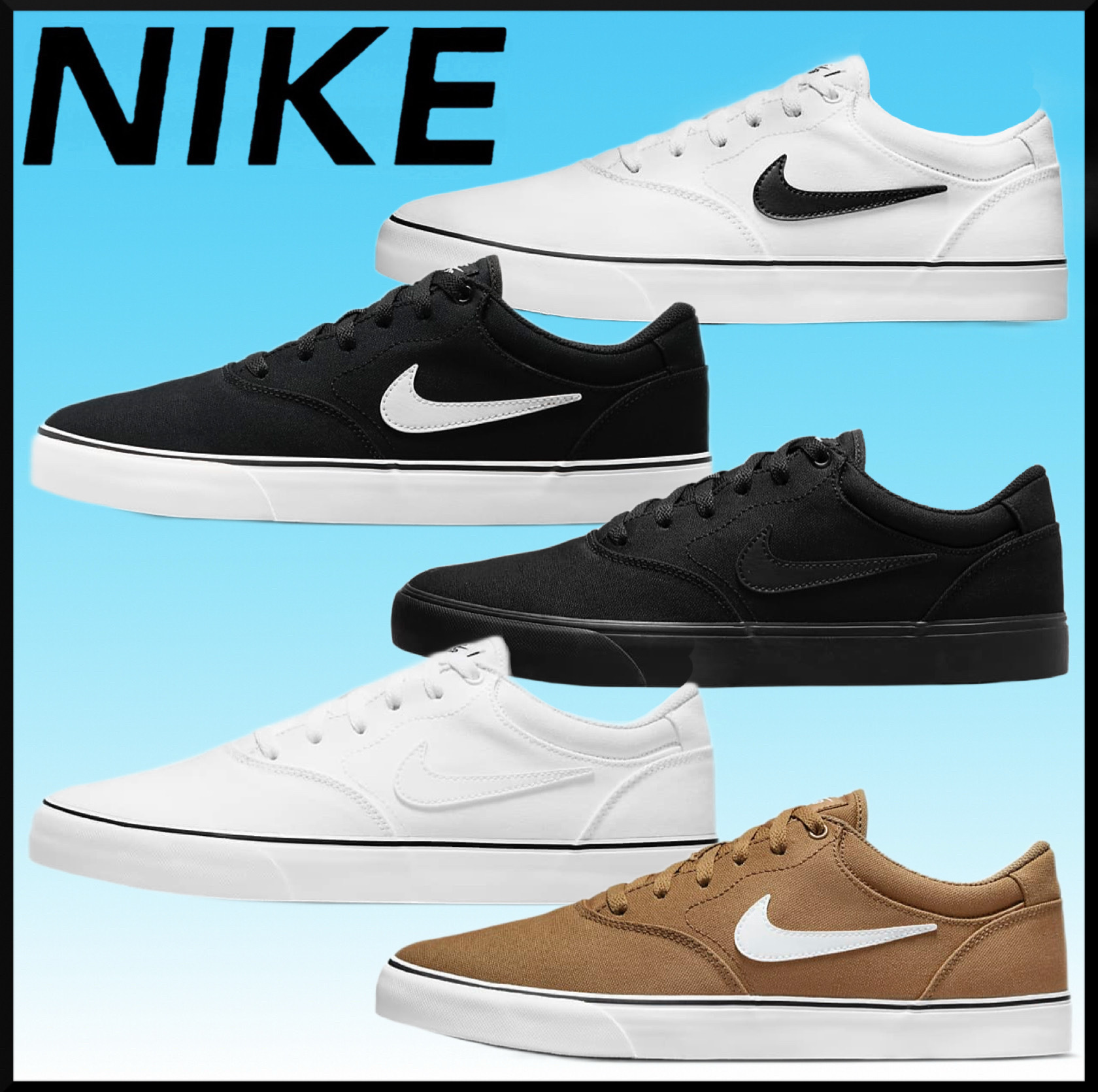 大人気★Nike SB クロン 2 キャンバス スケートボードシューズ