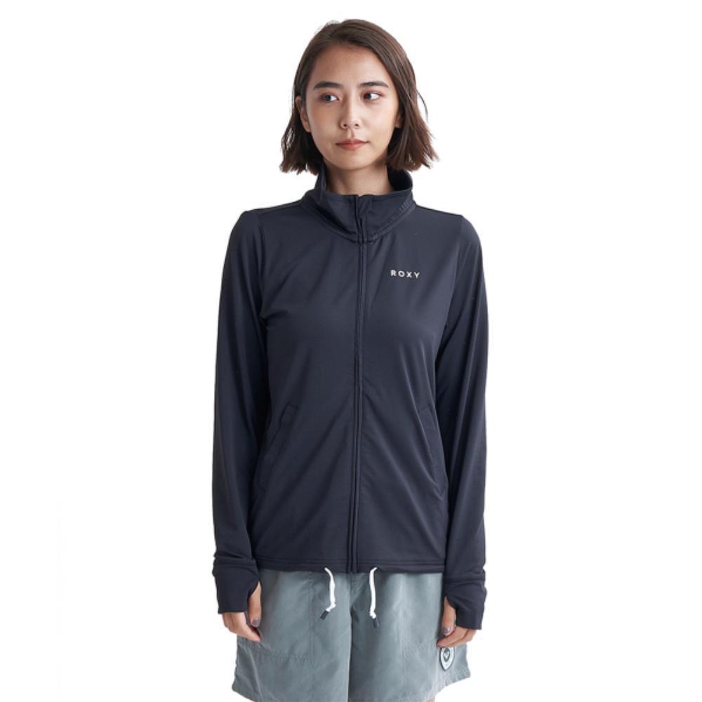 ラッシュガード ROXY Aurora Stand Up Rash Guard BLK RE21RZ199
