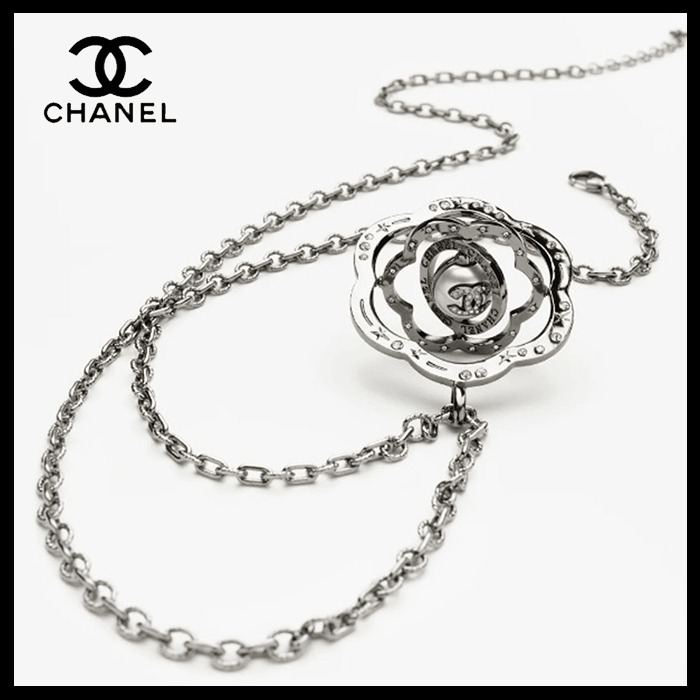 【大人エレガント☆】CHANEL ロングネックレス CCロゴ
