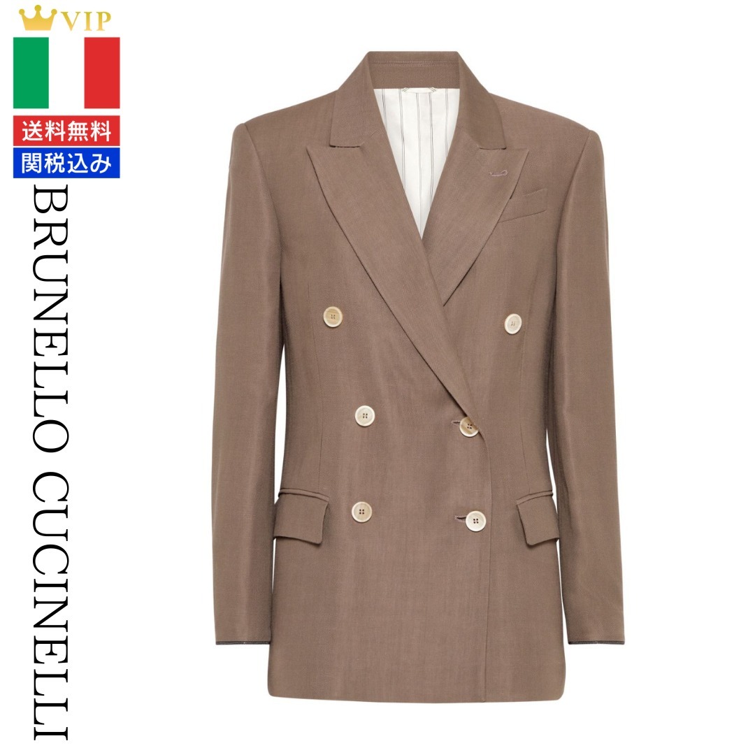 VIP【送料関税込】BRUNELLO CUCINELLI DOUBLE-BREASTED JACKET
