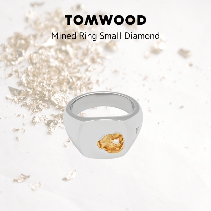 【関税送料込】TomWood Mined Ring Small Diamond