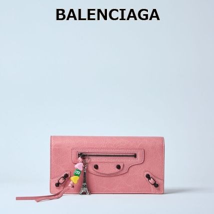 ピンク系 BALENCIAGA(バレンシアガ) 長財布(レディース) - 海外
