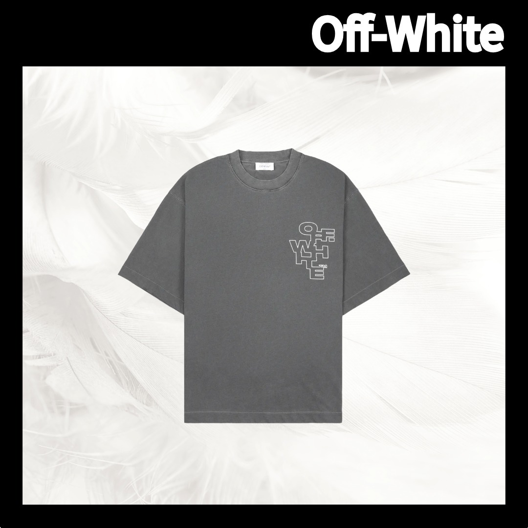 【Off-White】Outline Arrow Skate Short Sleeve T-shirt