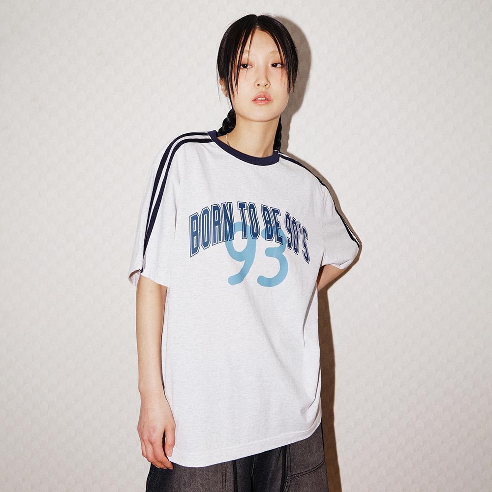 Tシャツ・カットソー 1993studio 90S Arch Track T-Shirt_Light Grey