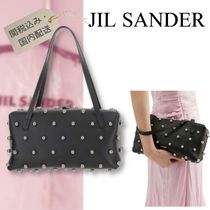 【JIL SANDER】25SS GOJI PILLOW スタッズ バッグ/関税送料込 Jil Sander☆Goji Pillow スモールハンドバッグ 送関込み (Jil