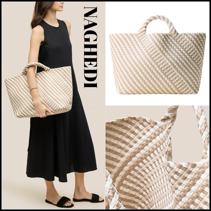 【NAGHEDI】★バッグ★ St. Barths Large Tote Graphic Stripe