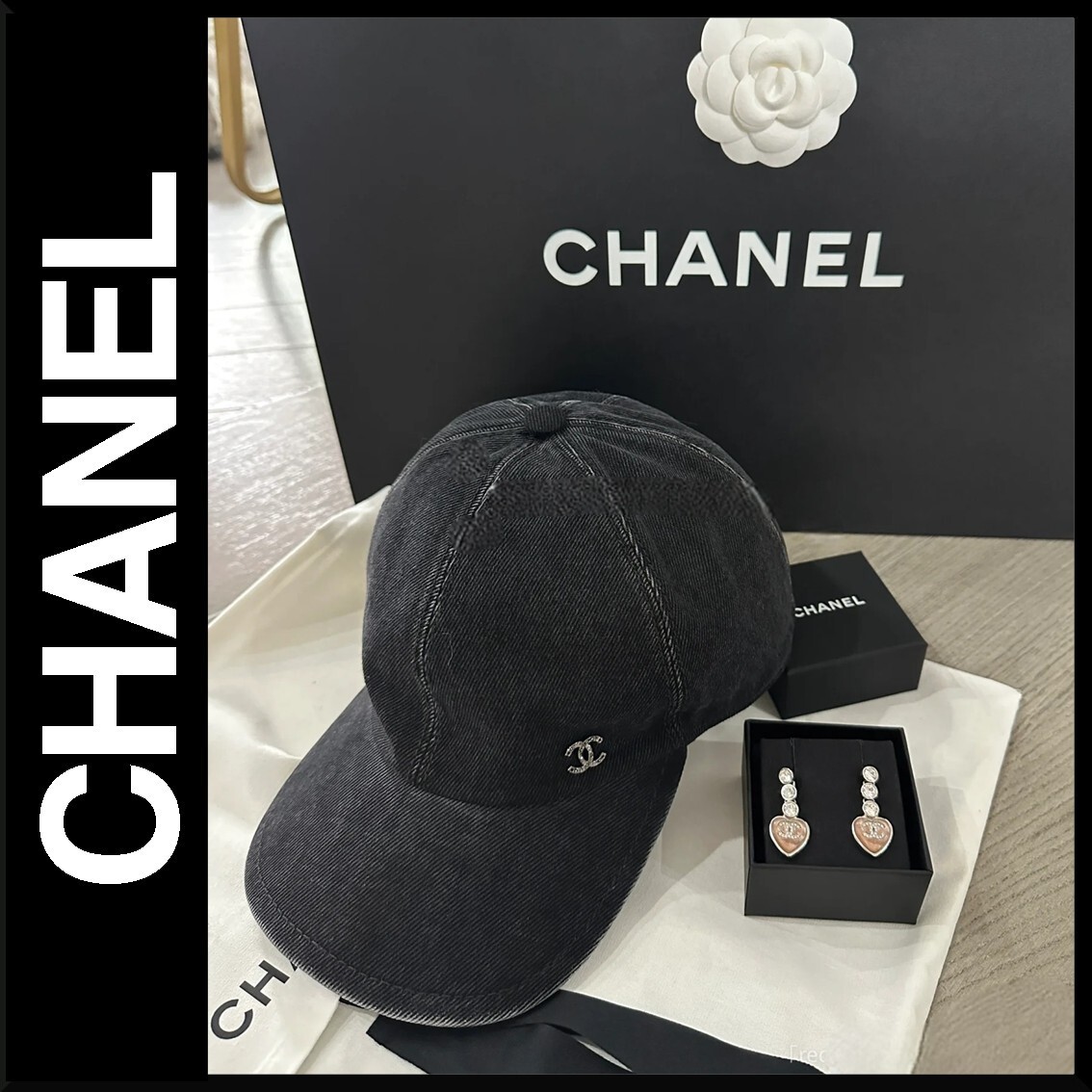 【大人カジュアル映える】CHANEL 25M Cocobeach デニムキャップ