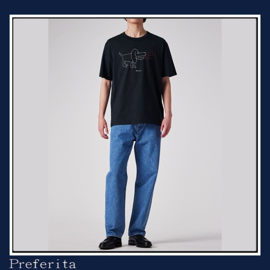 【Paul Smith】Drawn by Paul \"Dog\" Tシャツ 半袖 ロゴ コットン