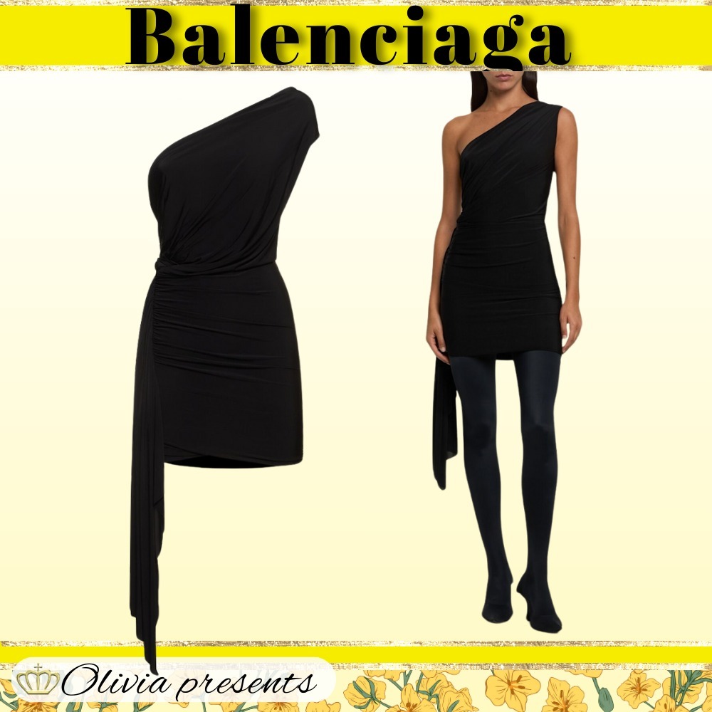 【BALENCIAGA】ストレッチメッシュドレス