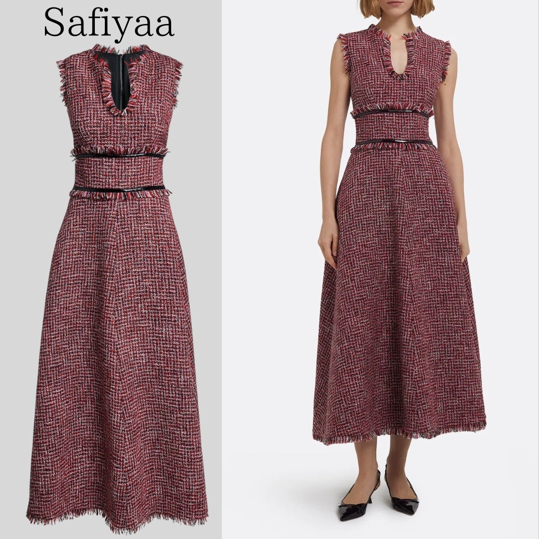【Safiyaa】王室御用達ブランド ドロシー ミディドレス