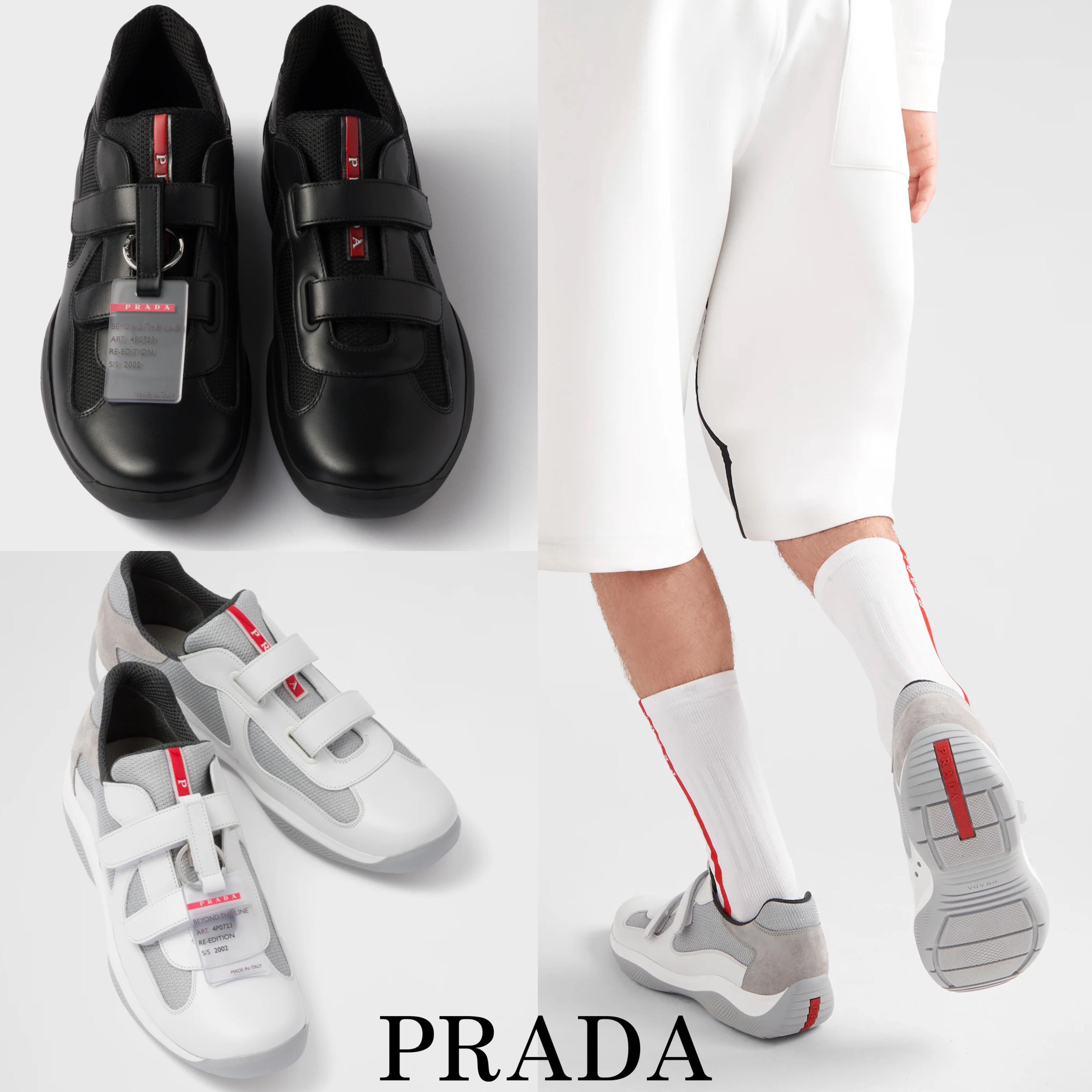 日本未発売*PRADA* プラダアメリカズカップオリジナルスニーカー