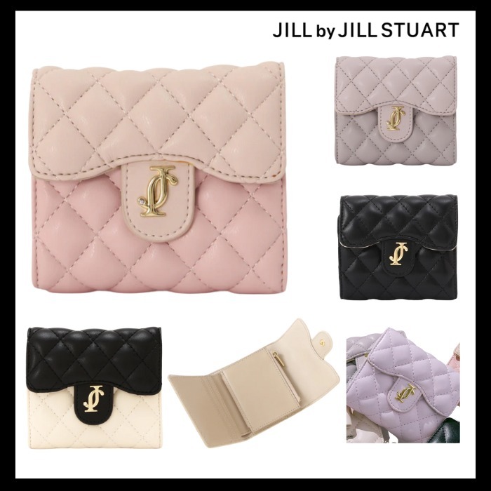JILL by JILL STUART*クロスＪキルトウォレット ミニ財布