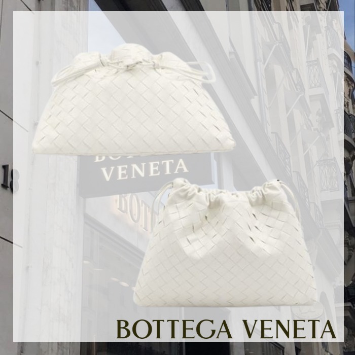 関税送料込 Bottega Venata ミディアム ダストバッグ ホワイト