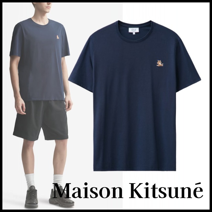 【関税込】Maison Kitsuneメゾンキツネ Patch Regular T-shirt