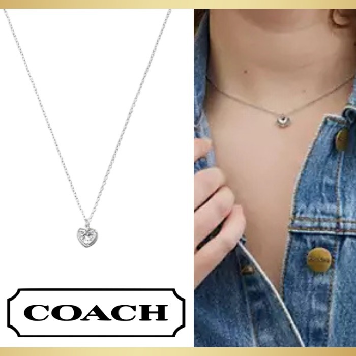 【COACH】コーチ ハロー ハート ペンダント ネックレス