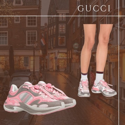 【GUCCI】2.0 ウィメンズ スニーカー トレイナー メッシュ